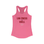 'Log Press and Chill' Racerback Tank