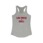 'Log Press and Chill' Racerback Tank